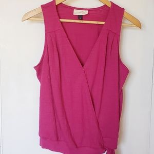 4/$30💕 Universal Thread/ Pink Faux Wrap Top